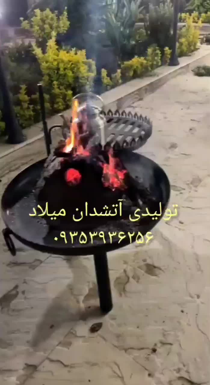 آتشدان هیزمی ضخیم آتشکده گازی ویلایی زغالی|بخاری، هیتر، شومینه|تهران, افسریه جنوبی|دیوار