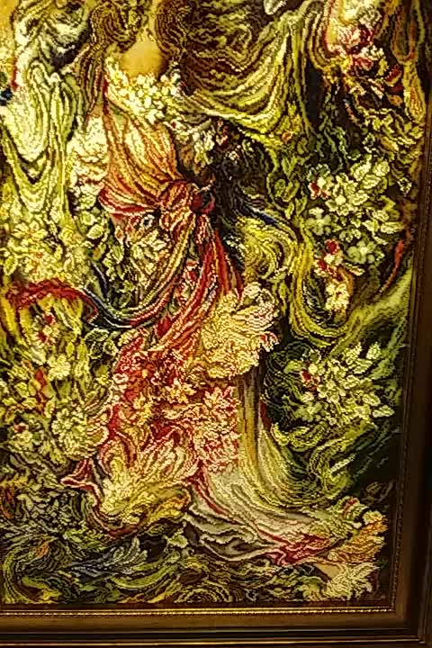 تابلو فرش مینیاتوری بوی بهار|تابلو فرش|تهران, علم و صنعت|دیوار