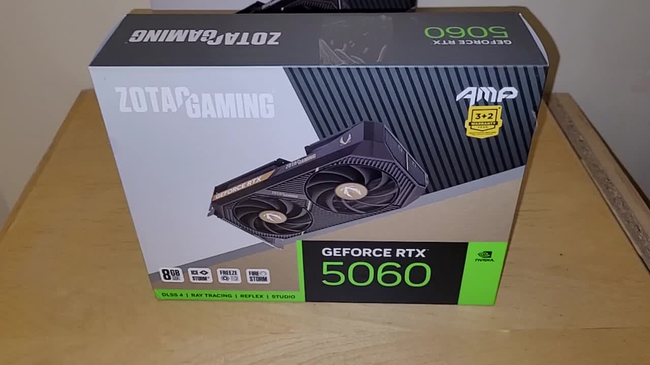 RTX 5060 8gb amp zotac کارت گرافیک|قطعات و لوازم جانبی رایانه|تهران, نیاوران|دیوار