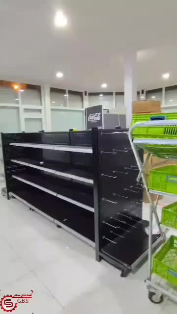 انواع قفسه های فروشگاهی نووکارکرده بانصاب|فروشگاه و مغازه|قم, چهل درخت|دیوار