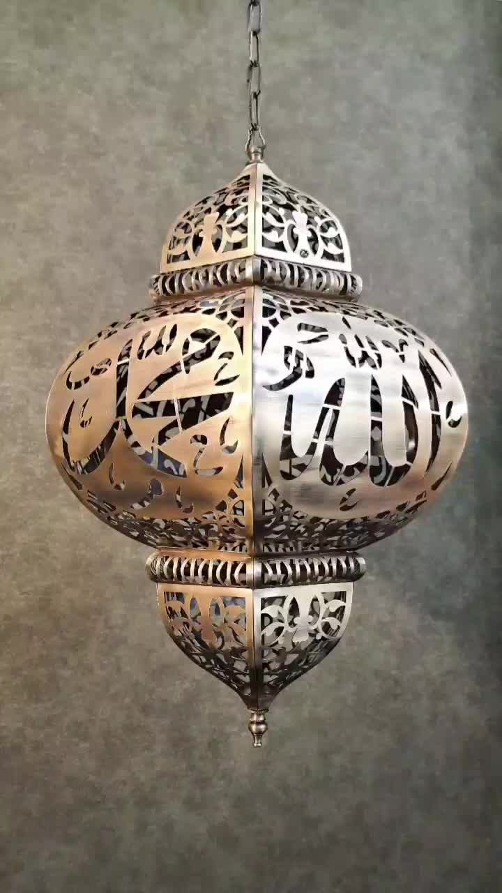 لوستر سبک مراکشی دستساز مذهبی(۵ تن آل عبا)|لوستر و چراغ آویز|تهران, شهرک پرواز|دیوار