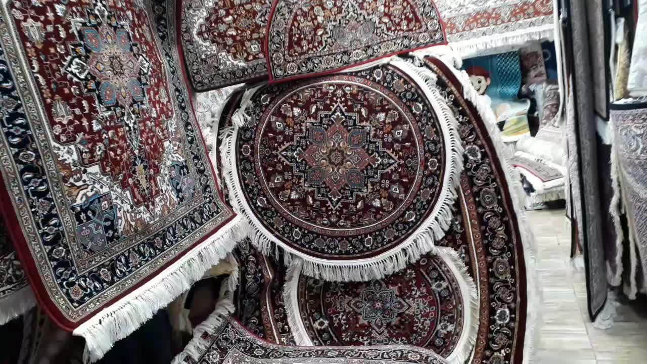 فرش هریس بیضی آشپزخانه اطمینان سایز ۱۵۰×۲/۲۵|فرش|تبریز, |دیوار