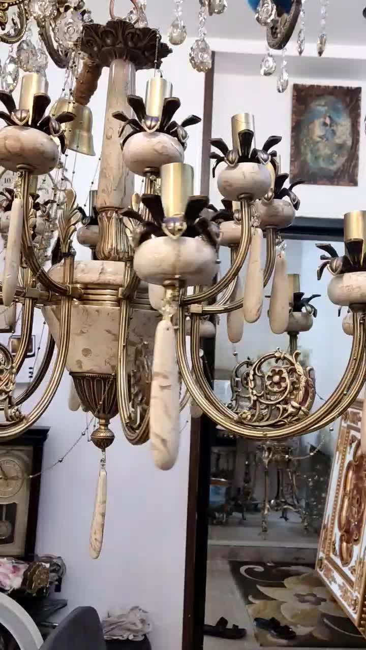 لوستر رنگی بسیار جذاب|لوستر و چراغ آویز|شیراز, شهرک گلستان|دیوار