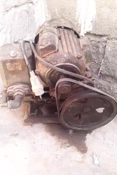 پمپ آب تسمه ای پاکستانی دو تسمه ای|ماشینآلات صنعتی|چابهار, |دیوار