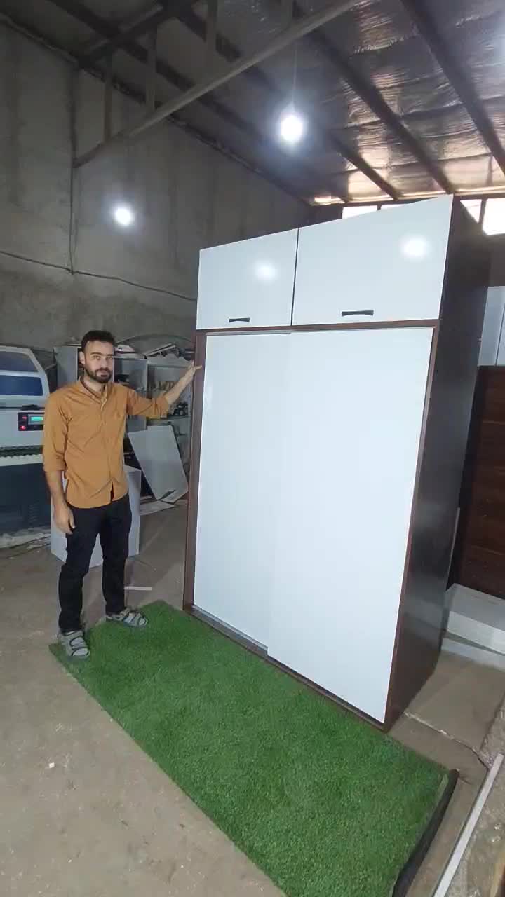 کمدلباس مدرن کمددیواری ملامینه پویا M84|جاکفشی، کمد، دراور|تهران, خاوران|دیوار