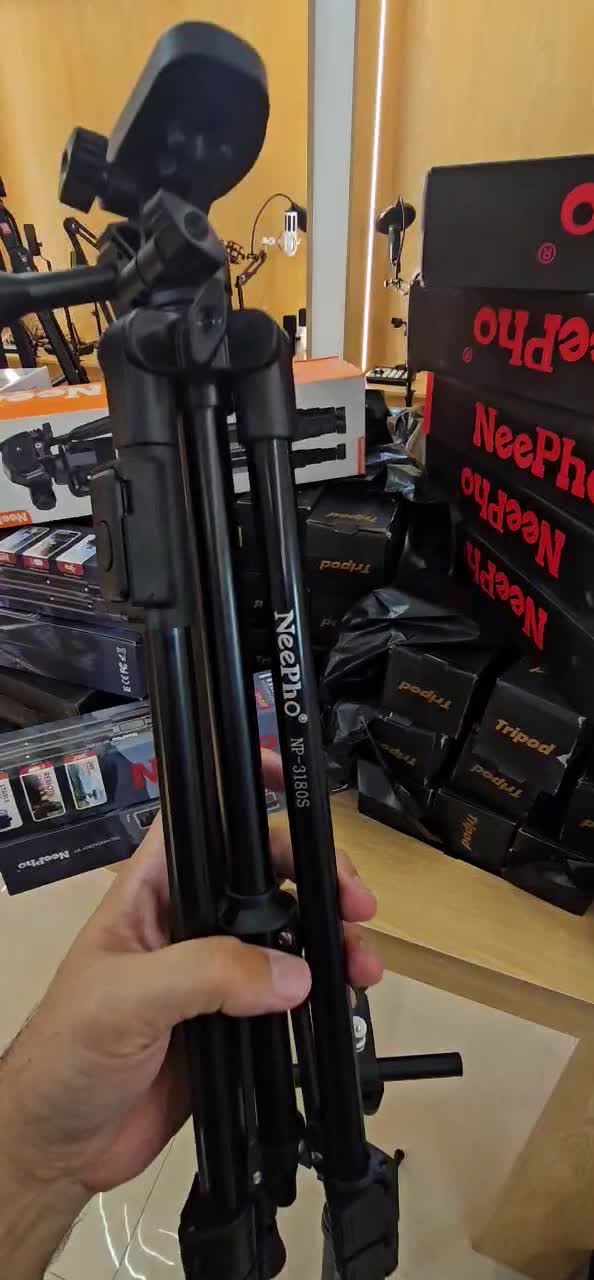 سه پایه دوربین و موبایل Neepho مدلNp-3180-S (اصلی)|دوربین عکاسی و فیلمبرداری|تهران, نجات اللهی|دیوار