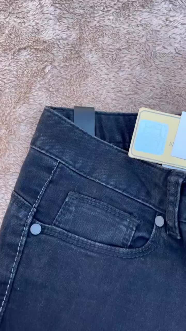 شلوار زنانه جین مشکی مدل راسته مخصوص اندام کشیده|لباس|آمل, |دیوار