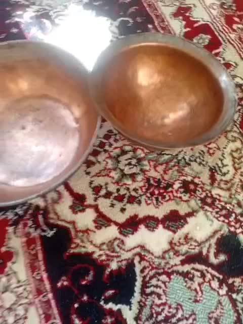 ی جفت کاسه مسی|کلکسیون اشیاء عتیقه|سقز, |دیوار