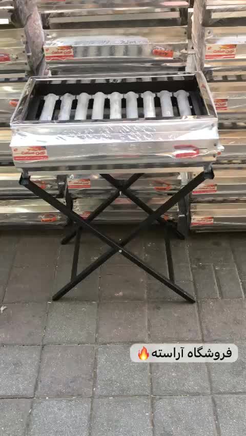 کباب پز استیل ۶۰ سانت ۹ شعله چدنی کبابپز باربیکیو|اجاق گاز و لوازم برقی پخت‌وپز|تهران, بازار|دیوار