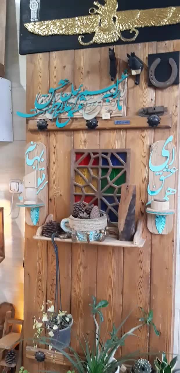 لوستر چوبی دست‌ساز مکرومه و انواع چوب روسی مرغوب|لوستر و چراغ آویز|کوهسار (البرز), |دیوار