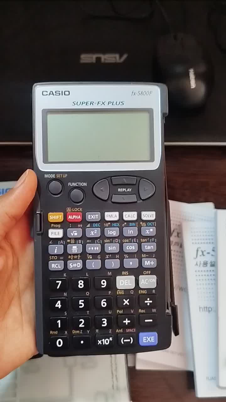 ماشین حساب مهندسی کاسیو fx5800p|لوازم التحریر|پرند, فاز ۳|دیوار