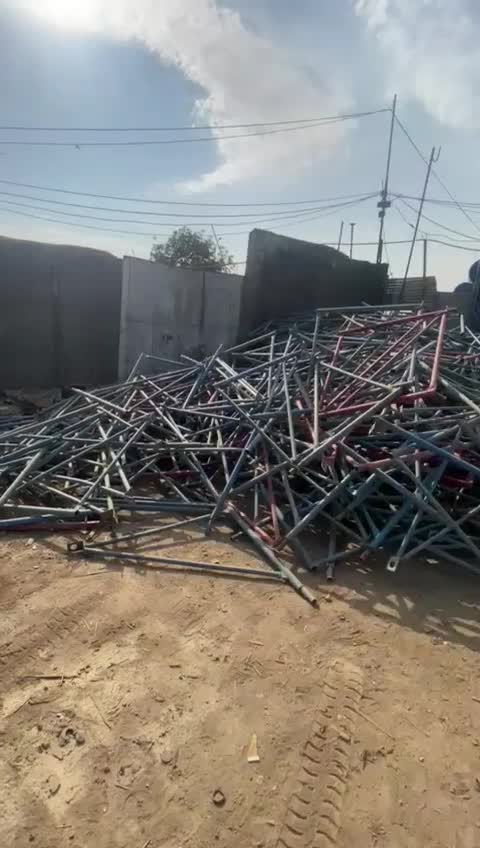 داربست مثلثی اسکافلد|مصالح و تجهیزات ساختمان|تهران, شهرک ابوذر|دیوار