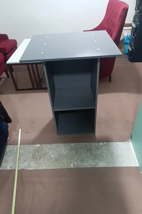 میز MDF طوسی در حد نو، سفارشی و محکم|میز تلویزیون|تهران, آهنگران (سراسیاب دولاب)|دیوار