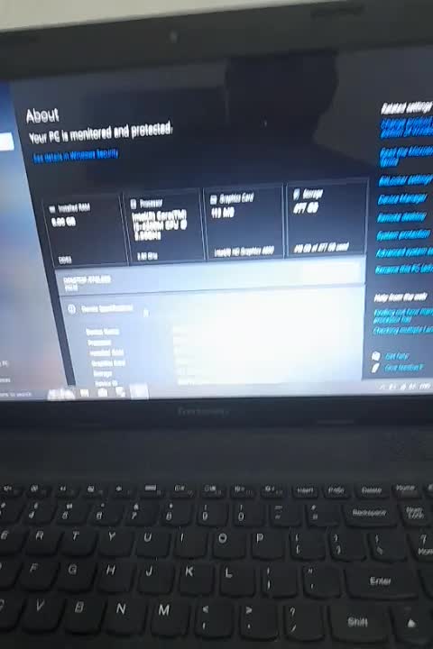 لپتاپ لنوو g510 ارتقاع یافته|رایانه همراه|شازند, |دیوار