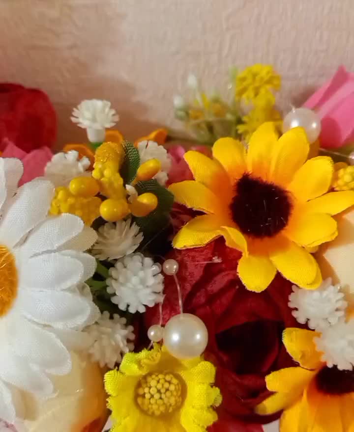 حلقه گل رو دری ویژه یلدا و کادو روز مادر|گل مصنوعی|رشت, معلم|دیوار