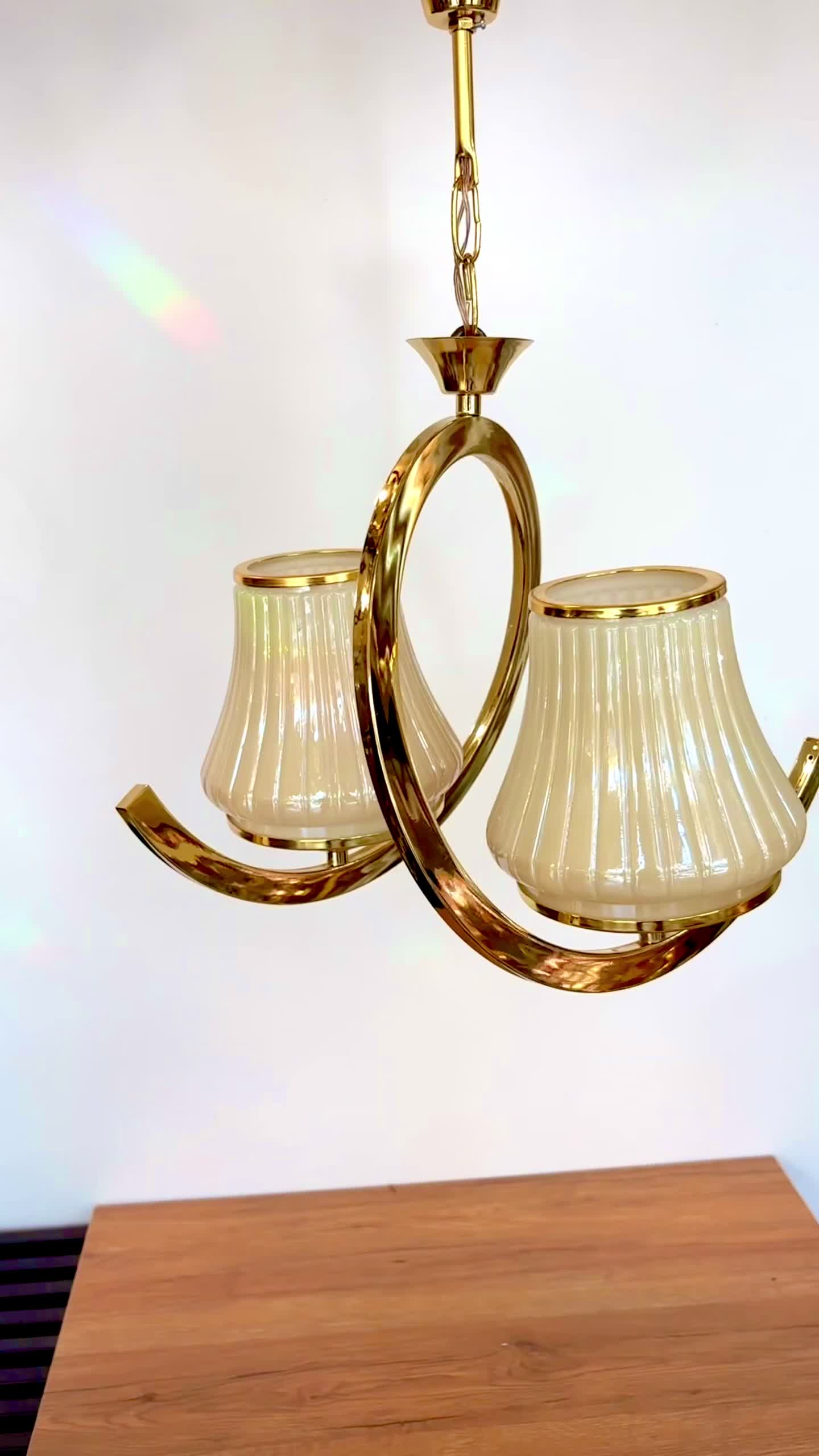 لوستر آویز آشپزخانه و اتاق خواب آبکاری فورتیک|لوستر و چراغ آویز|تبریز, |دیوار