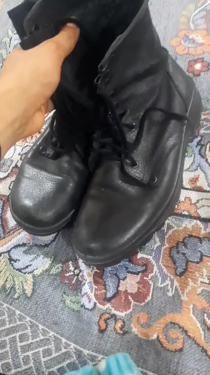 پوتین سربازی درحدنو|کیف، کفش، کمربند|سقز, |دیوار