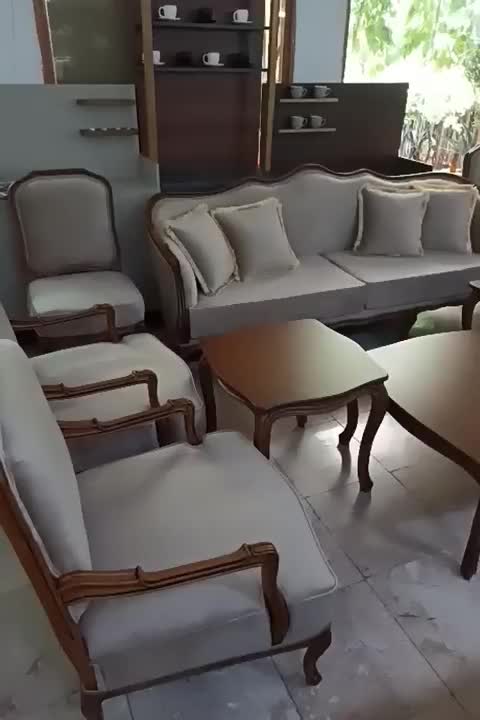 مبل کلاسیک نه نفره طرح تعویض مبل نو و دست دوم|مبلمان خانگی و میز عسلی|اصفهان, سپاهان‌شهر|دیوار