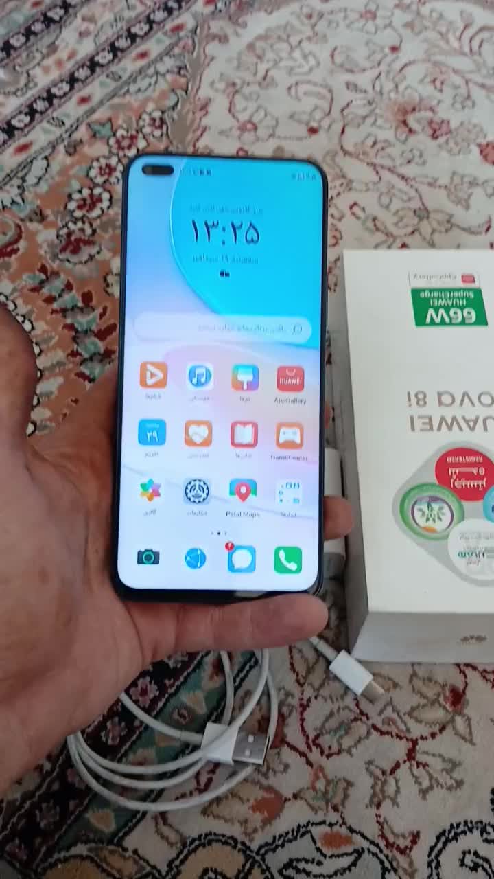 گوشی هاوایی مدل nova8iمدل ۱۲۸گیگ رم ۸|موبایل|اصفهان, زاجان|دیوار