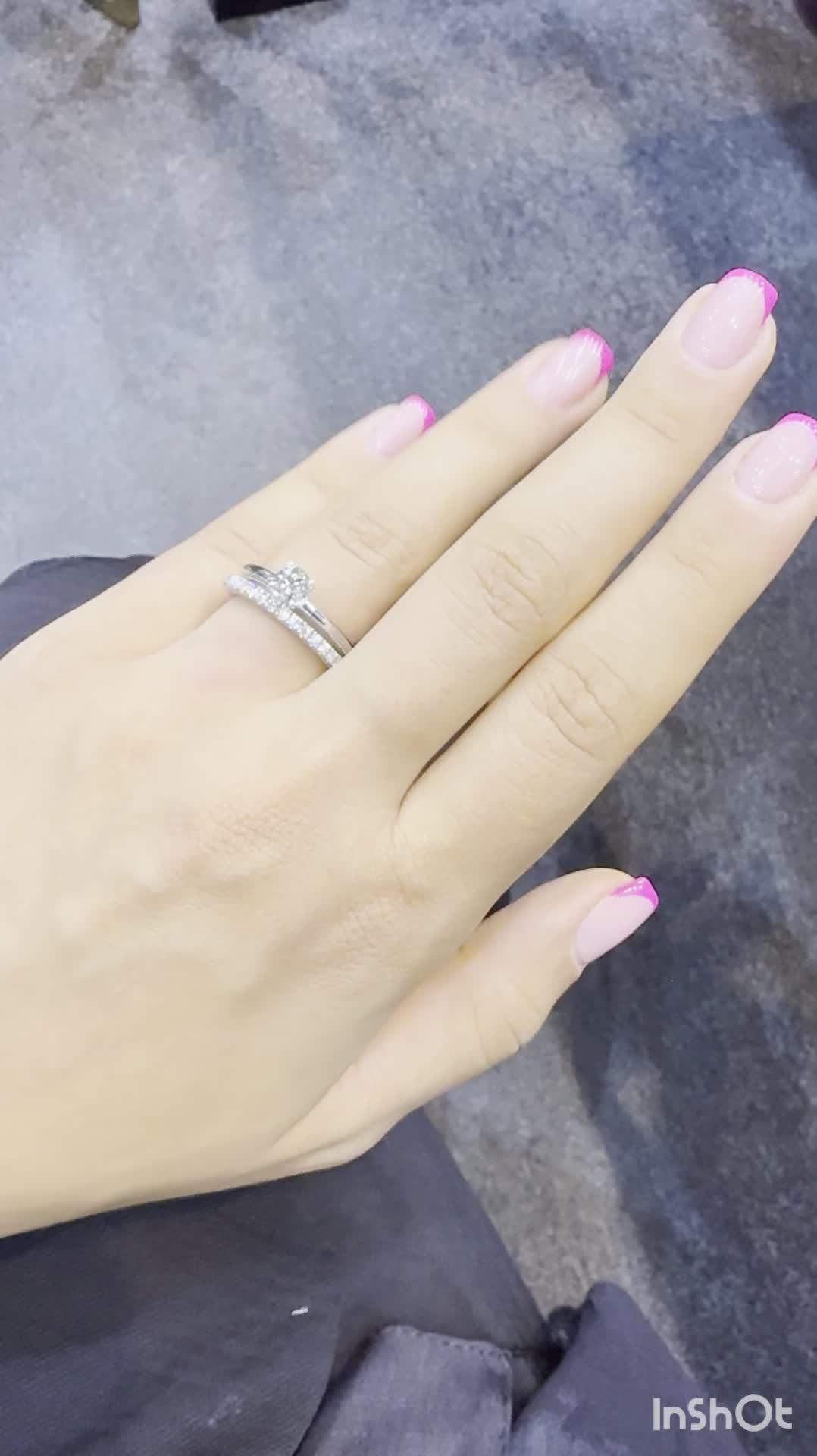 حلقه و پشت حلقه جواهر الماس معدنی با شناسنامه GIA|جواهرات|تهران, ایوانک|دیوار