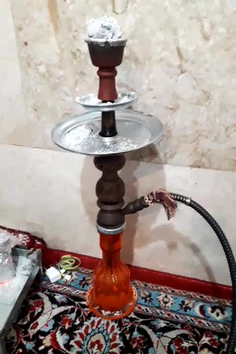 قلیان دوسیب ۵ساله خوش طعم وخوش کام|صنایع دستی و سایر لوازم تزئینی|کرمانشاه, |دیوار