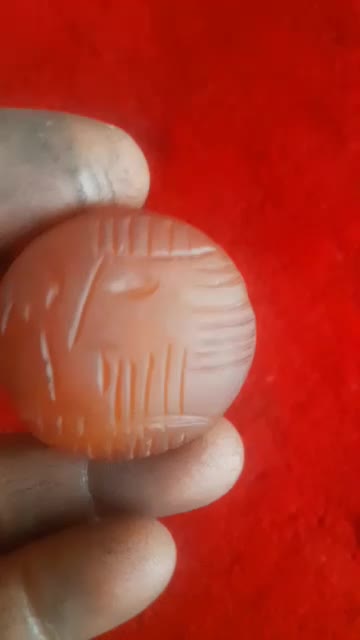 سنگ عقیق بسیار قدیمی|کلکسیون اشیاء عتیقه|اسلام‌‌آباد غرب, |دیوار