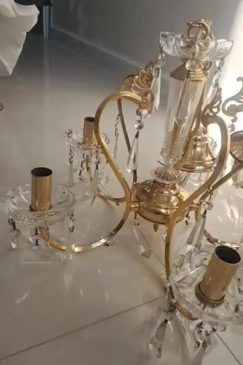 دو لوستر برونز  ۵ شعله و ۱۰ شعله|لوستر و چراغ آویز|تهران, وصفنارد|دیوار