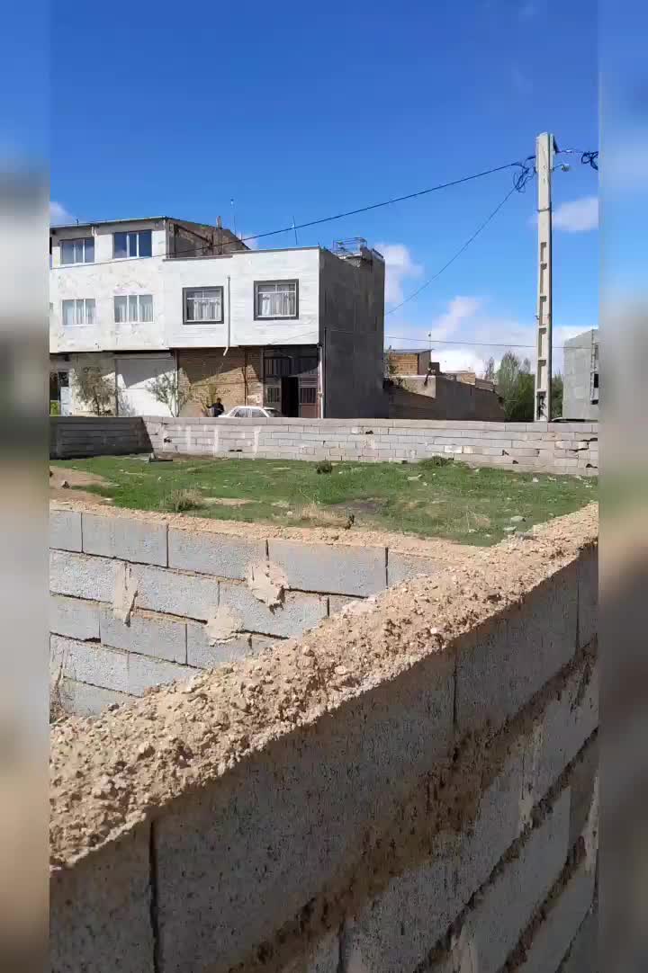زمین مسکونی ۲۶۳m/صایین قلعه/۲نبش/بر خ جانبازان/سند|فروش زمین و ملک کلنگی|خرمدره, |دیوار