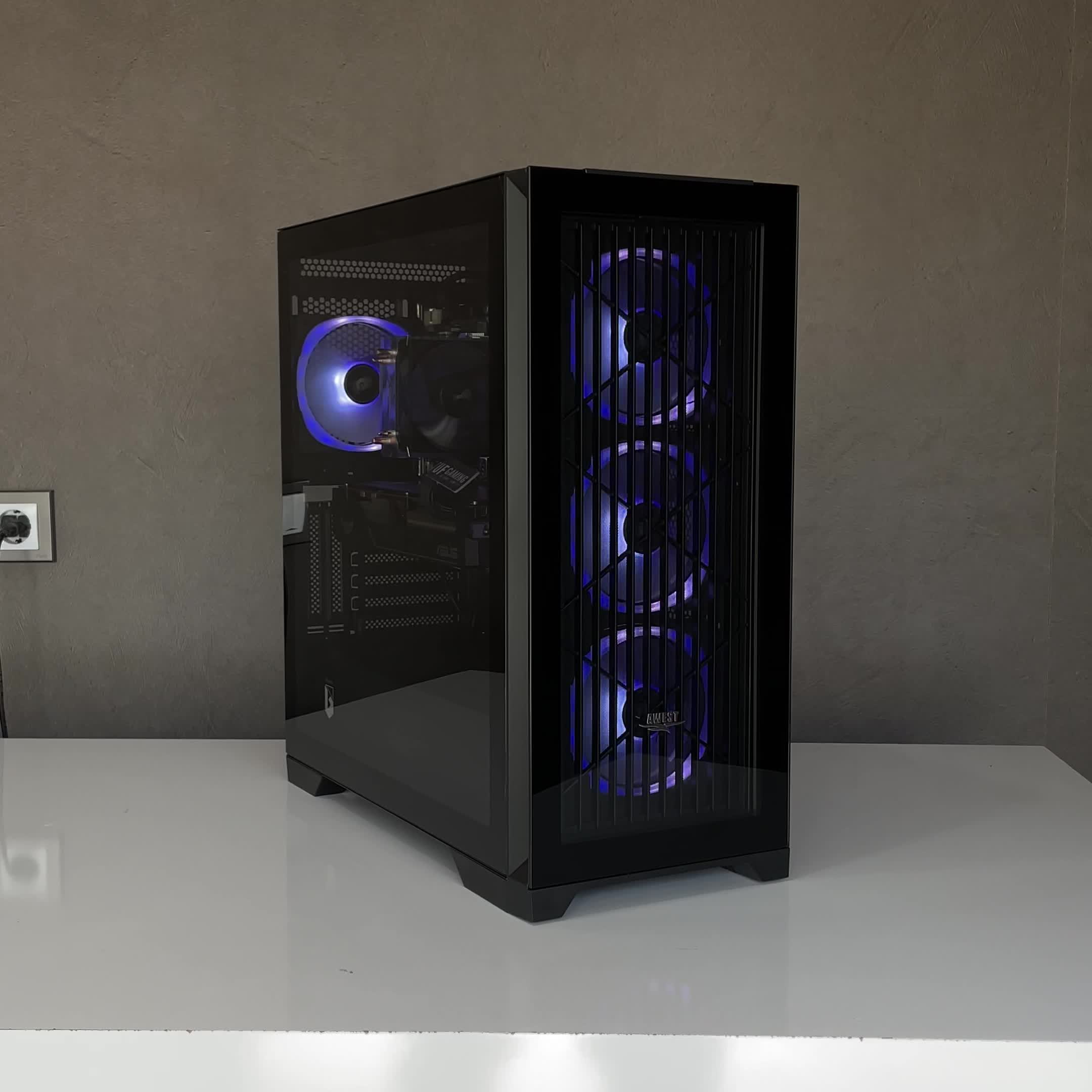 کیس گیمینگ AWEST AV312 i3 13100F RX5700 8GBD6 32GB|رایانه رومیزی|بوشهر, |دیوار
