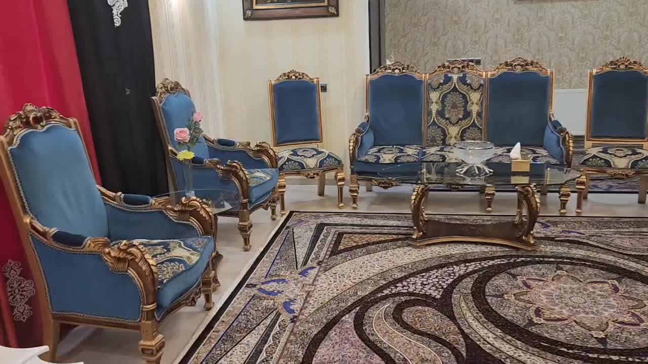 ست کامل مبل سلطنتی کلاسیک ۹ نفره + ناهارخوری|مبلمان خانگی و میز عسلی|ایلام, |دیوار