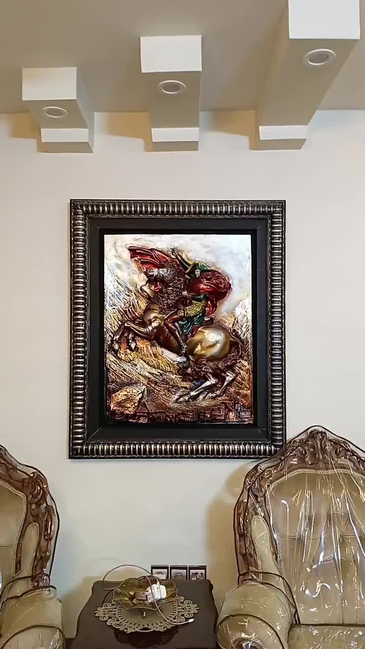 مجسمه عکس|تابلو، نقاشی، عکس|دماوند, گیلاوند|دیوار