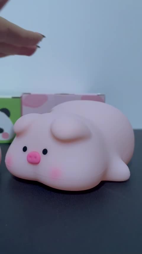 چراغ خواب سیلیکونی خوک و پاندا|چراغ خواب و آباژور|بهشهر, |دیوار