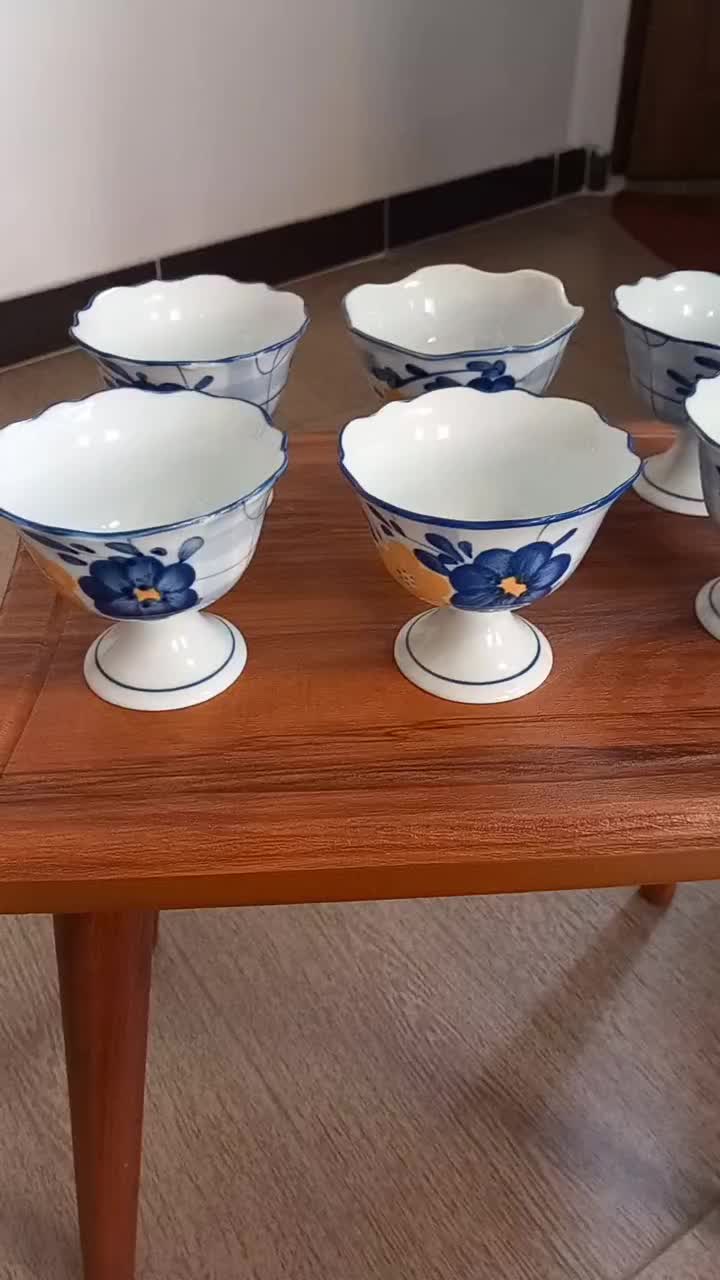 بستنی خوری گلی پنبه نو بدون قاشق|ظروف سرو و پذیرایی|رشت, معلم|دیوار