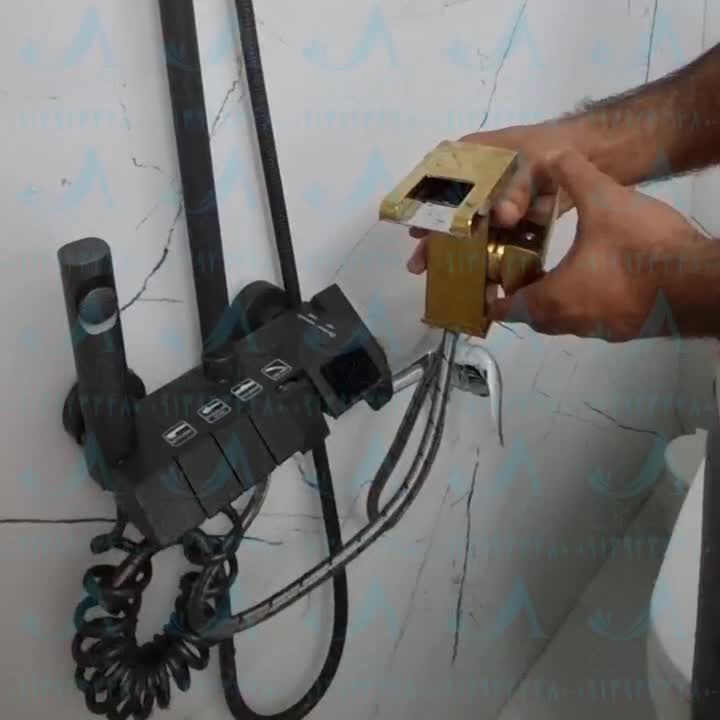 شیر روشویی LED دار مدل آبشاری|مصالح و تجهیزات ساختمان|اصفهان, عطار نیشابوری|دیوار