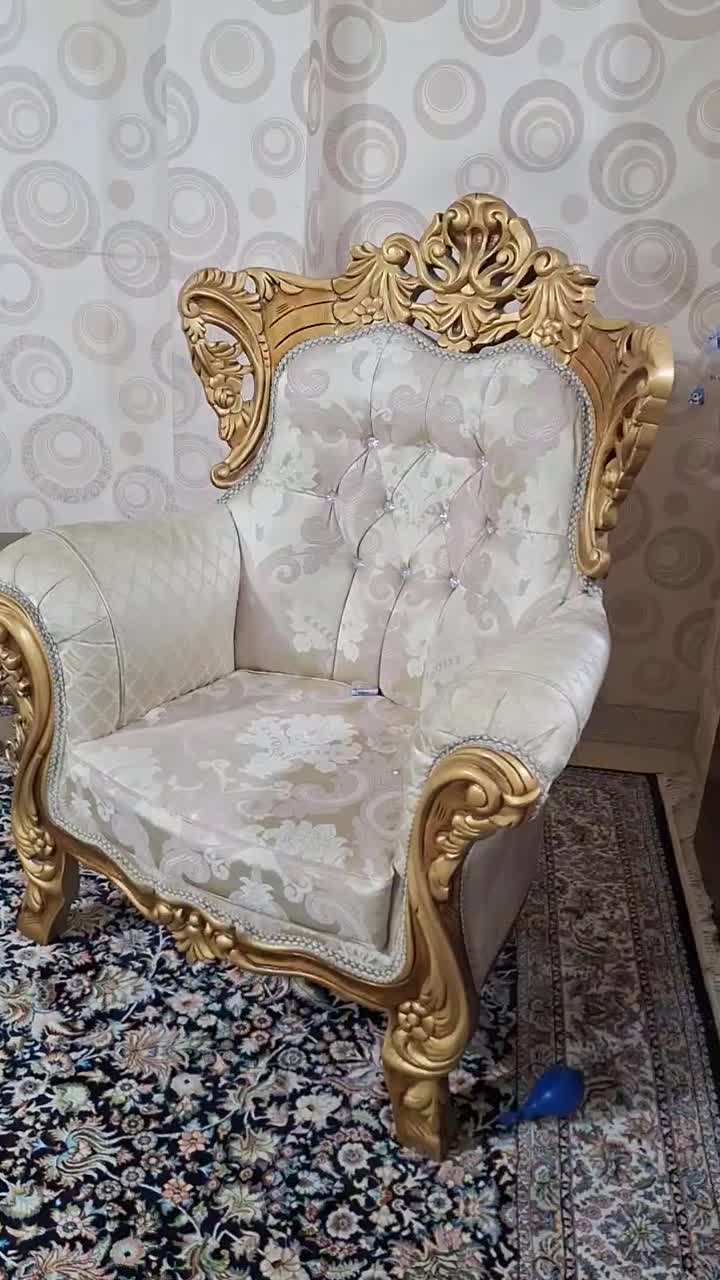 مبل سلطنتی۹نفره بامیز|مبلمان خانگی و میز عسلی|محمدشهر, محمدشهر|دیوار