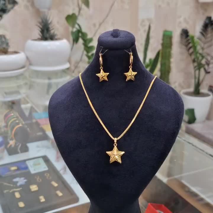 زنجیر و نیمست ستاره بدون اجرت ومالیات فقط با ۶درصد|جواهرات|رشت, فلسطین|دیوار