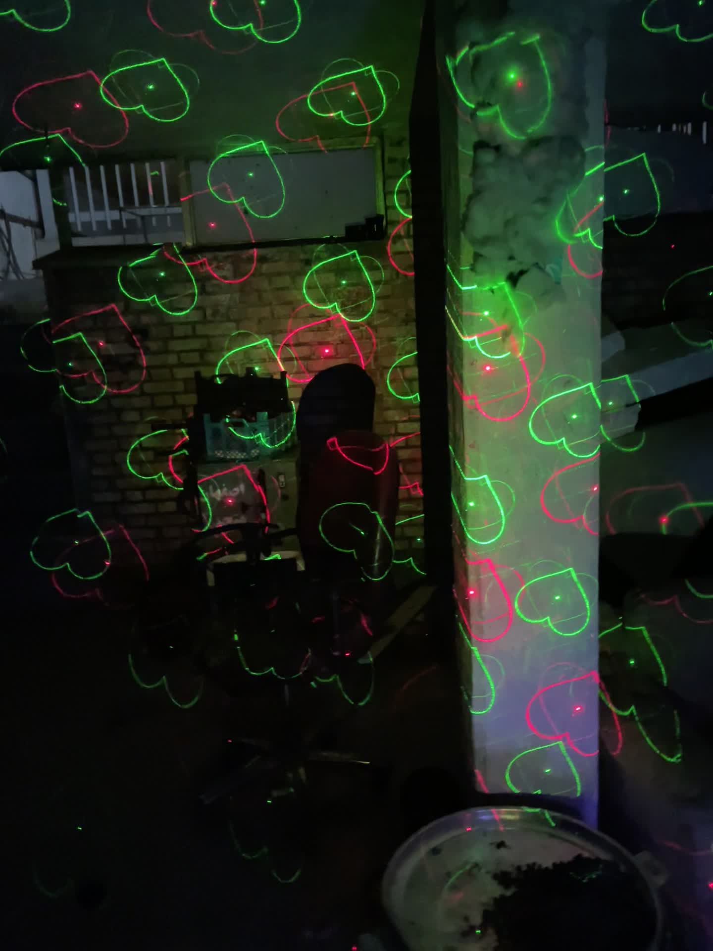 لیزر طرح دار فن دار با رقص نور زیبا|ریسه و چراغ تزئینی|نجفآباد, نمازی|دیوار