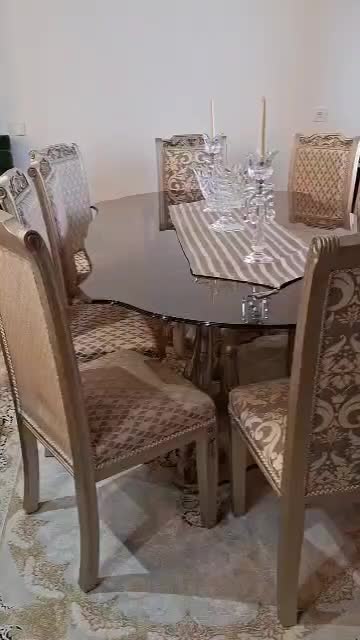 مبل استیل ۹ نفره با ناهاری خوری ۸ نفره درحد نو|مبلمان خانگی و میز عسلی|رویان, |دیوار