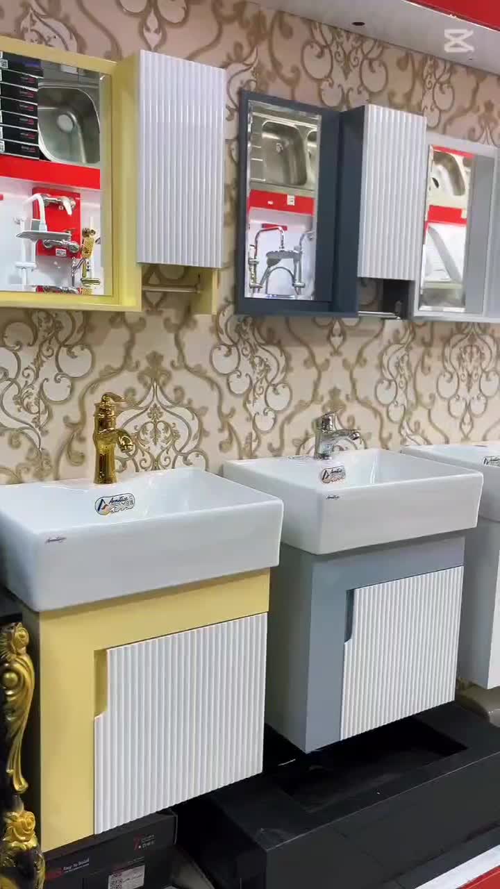 روشویی pvcمدرن آرسس با آینه باکس|مصالح و تجهیزات ساختمان|یزد, |دیوار