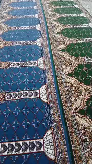 سجاده مسجدی رنگ سبز ابی حسینه تخفیفی|فرش|تهران, دهکده المپیک|دیوار