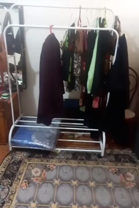 رخت اویز ۲ردیفه جنس فلز و سبک|بندرخت و رختآویز|فولادشهر, B5|دیوار