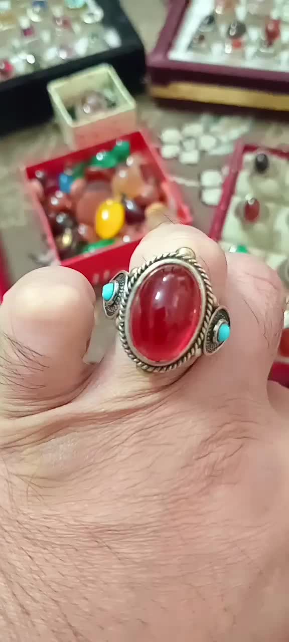 انگشتر کلکسیونی (استادحیدری) تیغ آب دار|جواهرات|ورامین, ورامین|دیوار