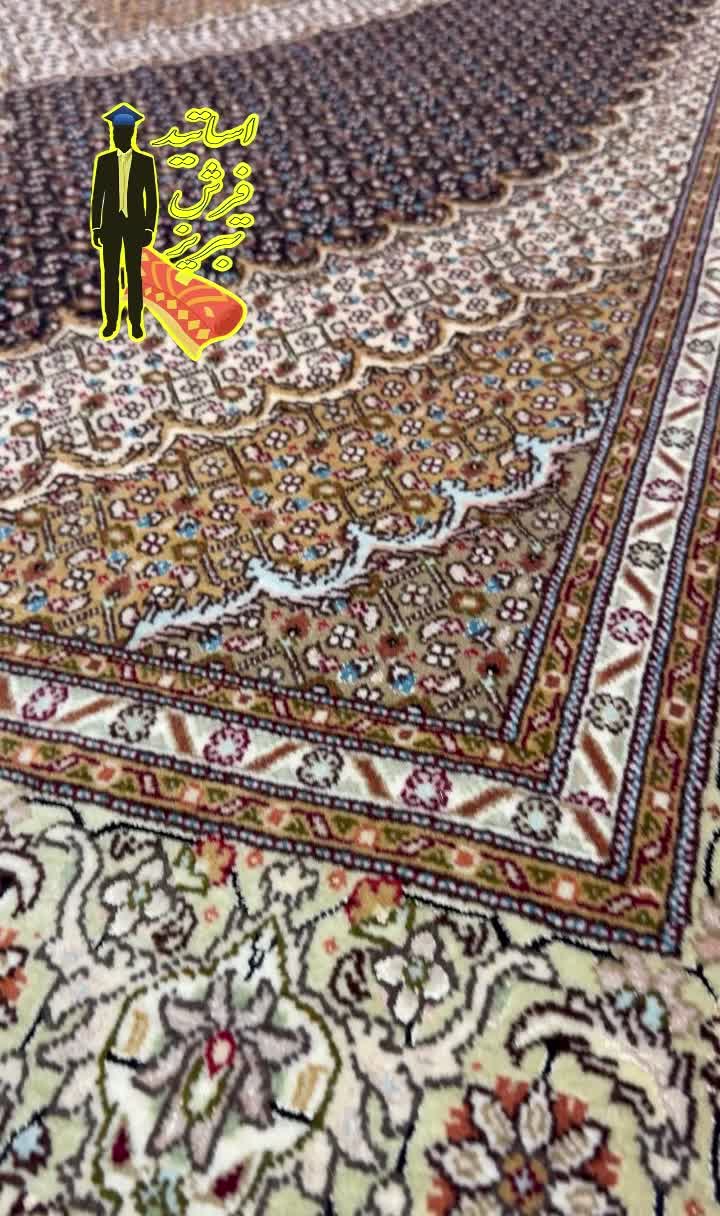 اساتیدفرش-جفت۶مترماهی۶لا۴۰رج باری(اقساطبدون بهر|فرش|تبریز, |دیوار