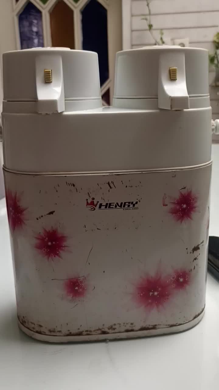 فلاسک دو قلو ژاپنی با شیشه اصل|سماور، چایساز، قهوهساز|شاهینشهر, نسیم ۵|دیوار