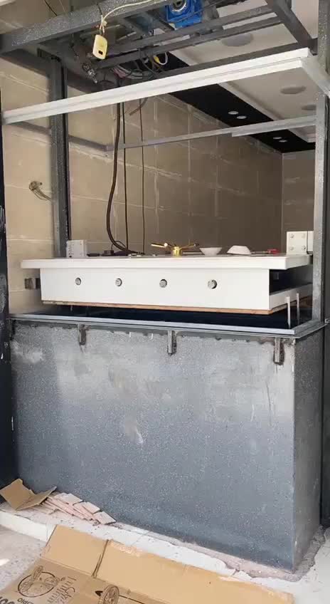 گاوصندوق آسانسوری فول آپشن|ابزارآلات|اهرم, |دیوار