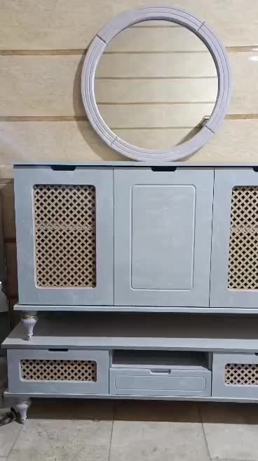 آیینه کنسول و تلویزیونی و جاکفشی|بوفه، ویترین، کنسول|اندیشه, اندیشه فاز ۱|دیوار