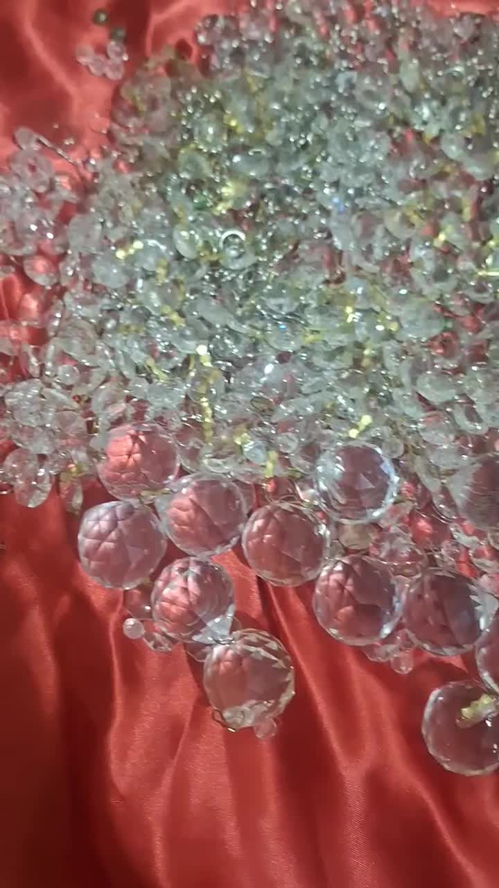 وسایل ساخت پرده و لوستر کریستالی|صنایع دستی و سایر لوازم تزئینی|نی‌ریز, |دیوار