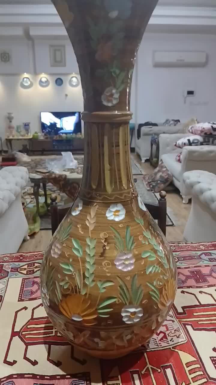 گلدان سایز بزرگ سفالی ۷۰ سانت قدیمی|کلکسیون اشیاء عتیقه|بابلسر, |دیوار