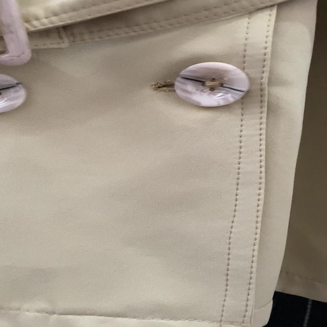 ترنچ کت (بارونی) زنانه کرم|لباس|قدس, شهرقدس|دیوار