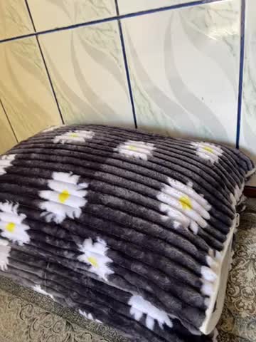 روبالشت مخمل طوسی جدید|رختخواب، بالش، پتو|اندیمشک, |دیوار